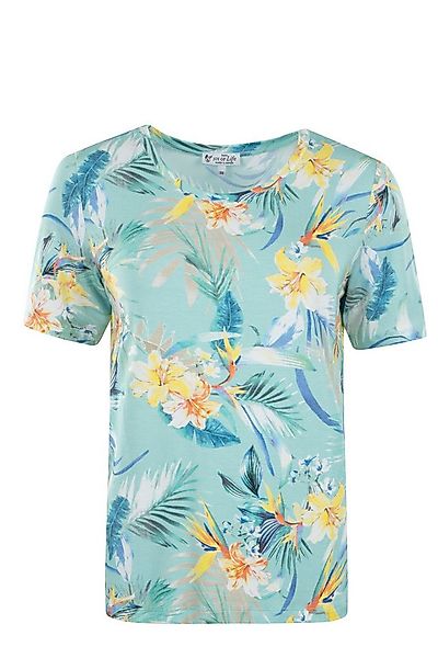 Hajo Blusenshirt Damen Shirt Tropic-Print günstig online kaufen