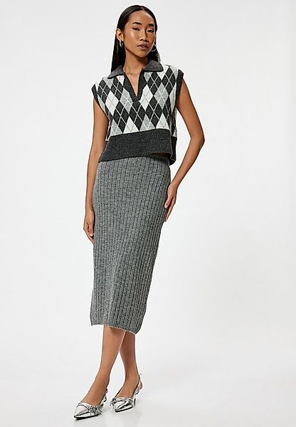 Koton Strickrock Midi Länge Bleistiftrock günstig online kaufen
