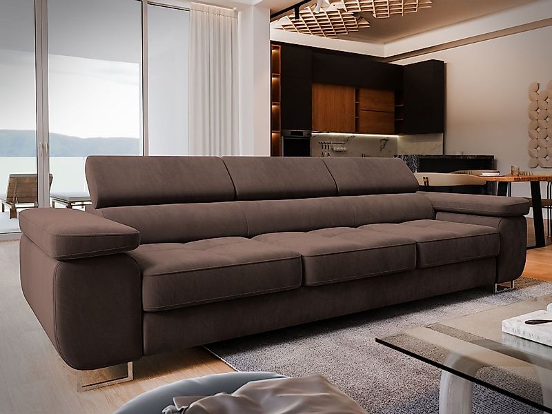 Masseno Sofa MOSINE mit Schlaffunktion, Schlafsofa, Wohnzimmersofa, Couch, günstig online kaufen