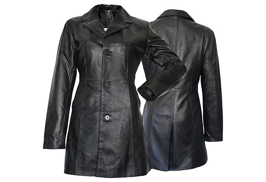 German Wear Ledermantel Trend 418C Damen Ledermantel Jacke aus Lamm Nappa L günstig online kaufen