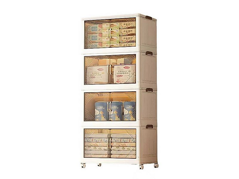 Seven Comfort Mehrzweckschrank Kunststoff Schmaler Rollcontainer, mit Türen günstig online kaufen