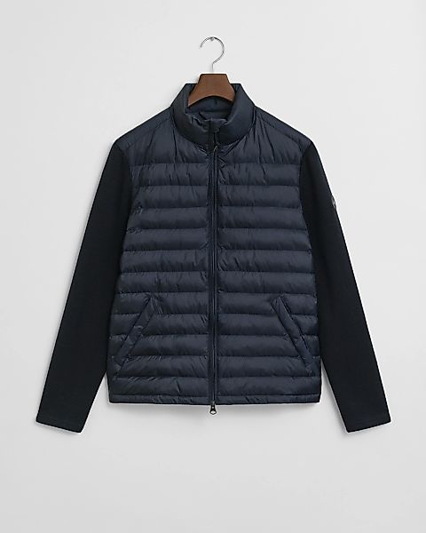 Gant Steppjacke "MIXED MEDIA" Ärmel aus Strick, regular fit, Stehkragen günstig online kaufen