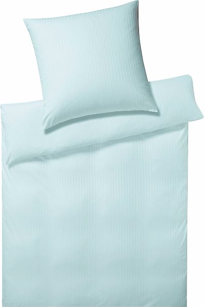 Elegante Bettwäsche "Solid Stripe" 2 Stk. angenehmes Hautgefühl günstig online kaufen