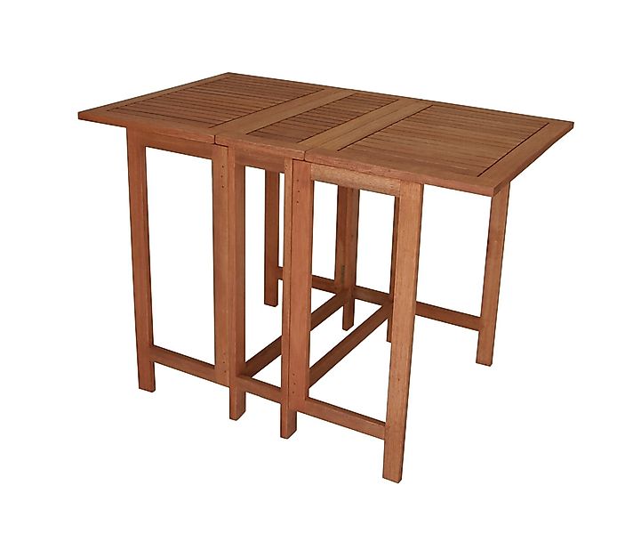 DEGAMO Gartentisch Doppel Klappentisch (1-St), 107x65cm, günstig online kaufen