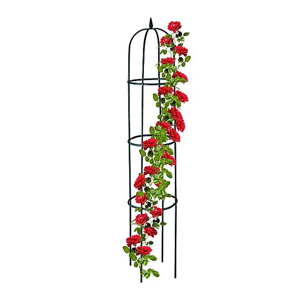 relaxdays Rankhilfe 188 cm dunkelgrü günstig online kaufen