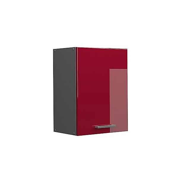 Vicco Hängeschrank R-Line, Bordeaux Hochglanz/Anthrazit, 45 günstig online kaufen