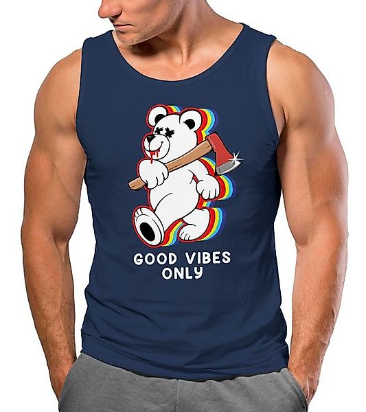 Neverless Tanktop Herren Tank-Top Good Vibes günstig online kaufen