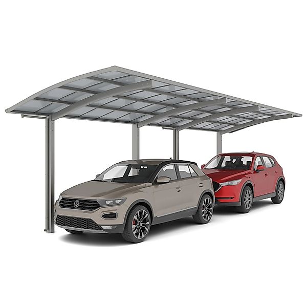 Ximax Carport Portoforte-60 Tandem Edelstahl-Look günstig online kaufen