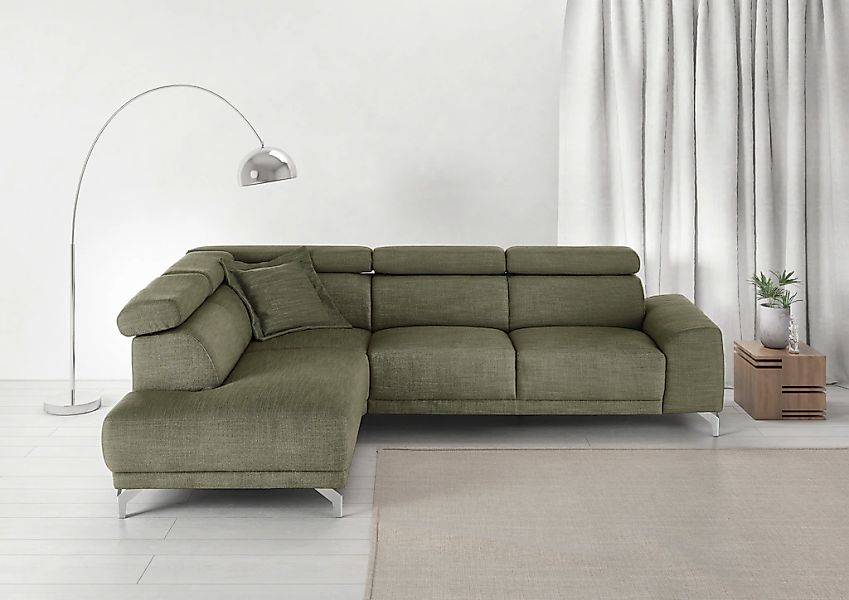 3C Candy Ecksofa "Greve Sofa immer mit manuelle Kopfteilverstellungen, mode günstig online kaufen