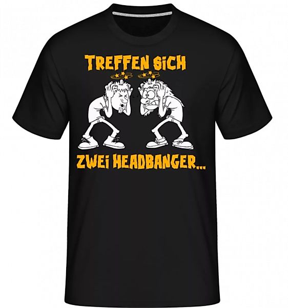 Treffen Sich Zwei Headbanger · Shirtinator Männer T-Shirt günstig online kaufen