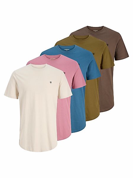 Jack & Jones Rundhalsshirt "JPRBLABRODY TEE SS CREW NECK 5PK MP", (Packung, günstig online kaufen
