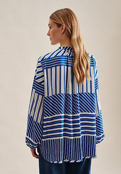 seidensticker Klassische Bluse "Schwarze Rose", Tunika Streifen platziert günstig online kaufen