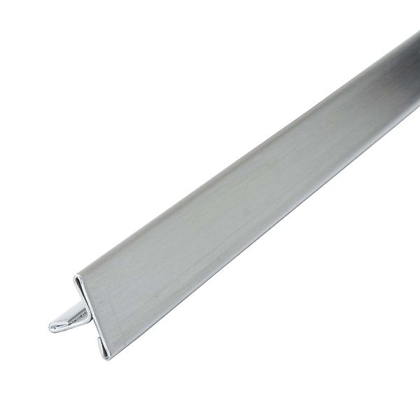 Dalsys Fliesenschiene T-Profil 2,5m x 15mm Edelstahl Gebürstet günstig online kaufen