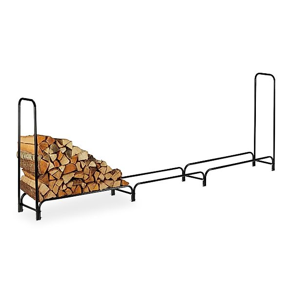 relaxdays Kaminholzregal Großes Kaminholzregal aus Metall, günstig online kaufen