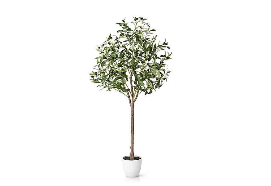 Kunstbaum Künstlicher Olivenbaum, Kunstpflanze Olivenbaum künstlich Olive, günstig online kaufen