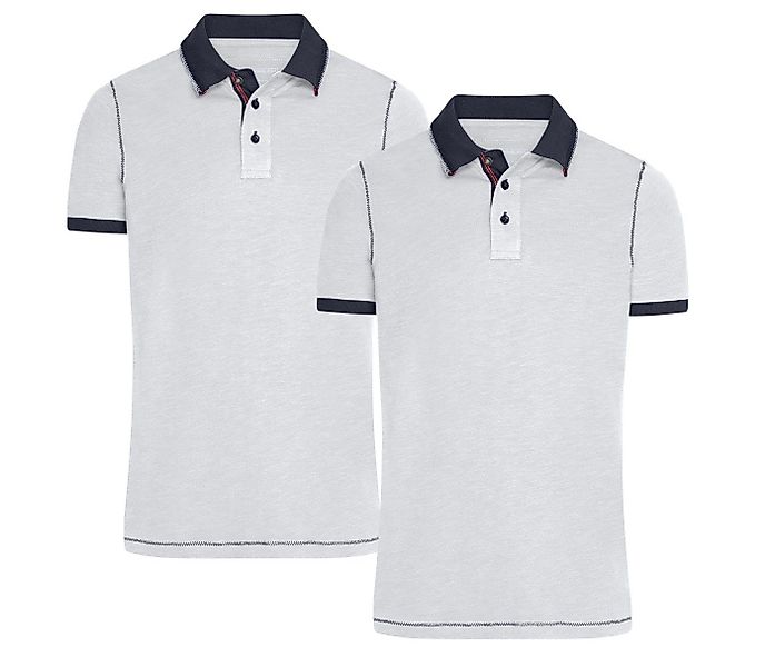 James & Nicholson Poloshirt Doppelpack Herrenpolo günstig online kaufen