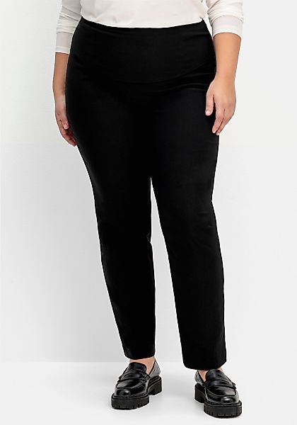 Sheego Jerseyhose Schlupfhose Innenbeinlänge ca. 81 günstig online kaufen