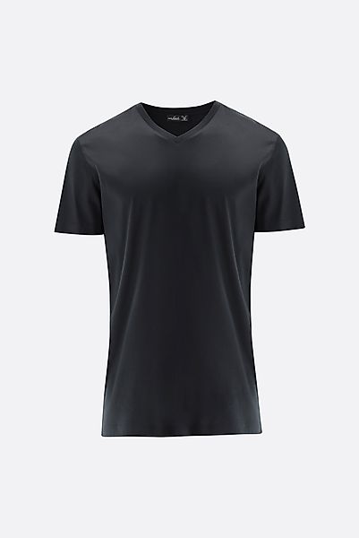 V-Ausschnitt Jersey T-Shirt Slim Fit günstig online kaufen