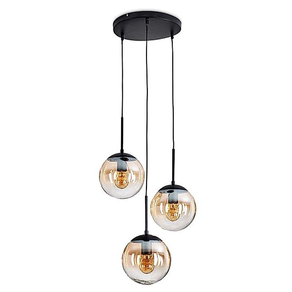 hofstein Hängeleuchte Vintage Hängelampe aus Metall/Glas günstig online kaufen
