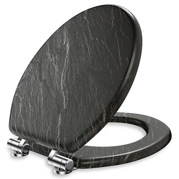 Elegear WC-Sitz Holz Toilettendeckel mit Doppelte günstig online kaufen