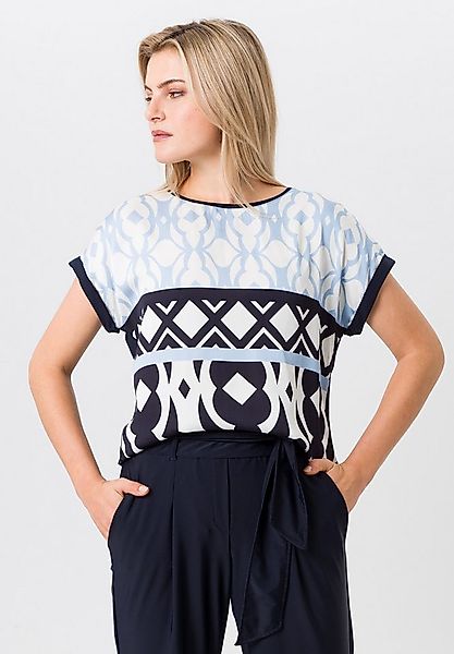 TUZZI T-Shirt mit Musterkontrast günstig online kaufen