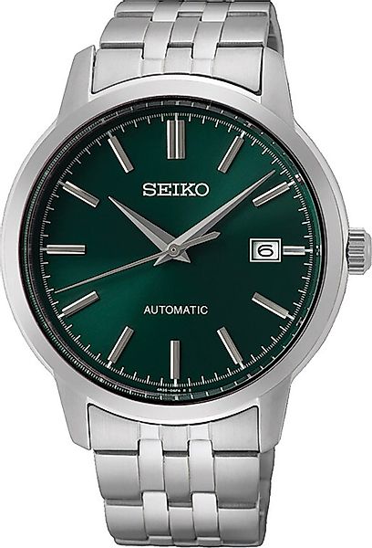 Seiko Automatikuhr Automatik Stahl/Grün günstig online kaufen