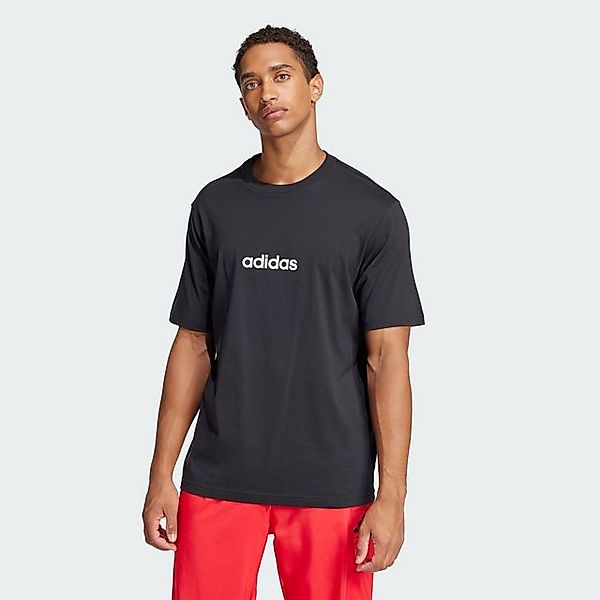 adidas Sportswear Poloshirt ESSENTIALS LINEAR SINGLE JERSEY T-SHIRT günstig online kaufen