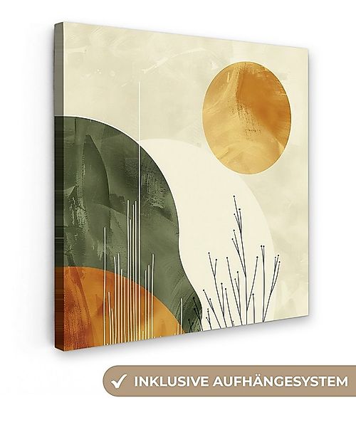 OneMillionCanvasses® Leinwandbild Abstrakt - Landschaft - Sonne - Kunst, Fo günstig online kaufen