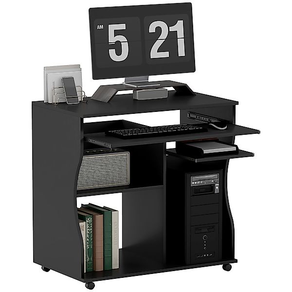 HOMCOM Computertisch Bürotisch (Schreibtisch, 1-St., PC günstig online kaufen