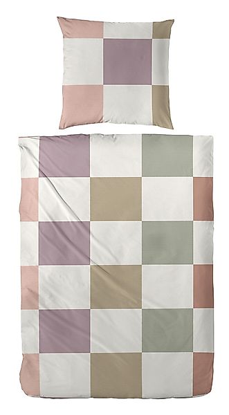 Primera Bettwäsche "Feinbiber-Bettwäsche Vierkante" 2 Stk. mit klassischem günstig online kaufen