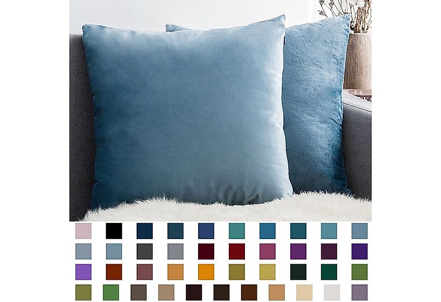 BYSURE Kissenbezüge, (2 Stück), Einfarbig Kissenbezuge aus Samt günstig online kaufen