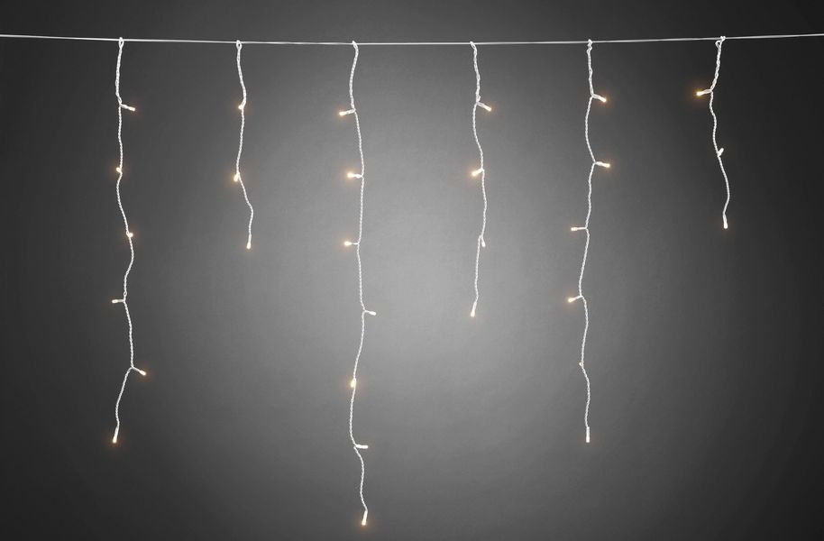 KONSTSMIDE LED-Lichtervorhang Weihnachtsdeko aussen, LED Eisregenvorhang, günstig online kaufen