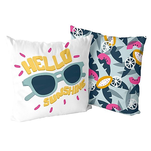 Aware | 2er-Set Kissenbezüge Hello Sunshine günstig online kaufen