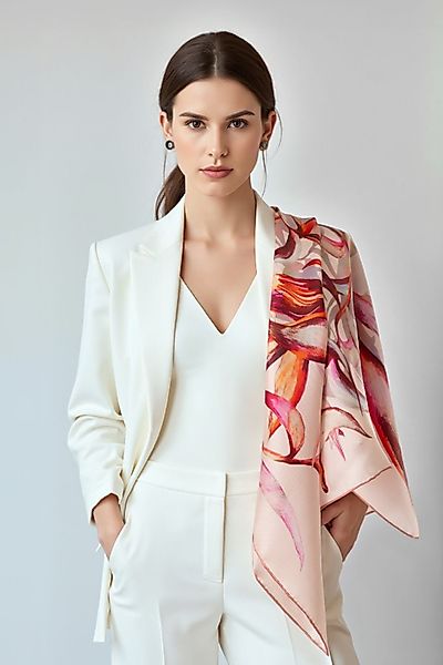 MayTree Seidentuch Premium Twill-Seide quadratisch 86x86, günstig online kaufen
