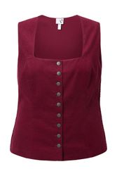 Ulla Popken Trachtenbluse Trachten-Mieder Cord Smok günstig online kaufen