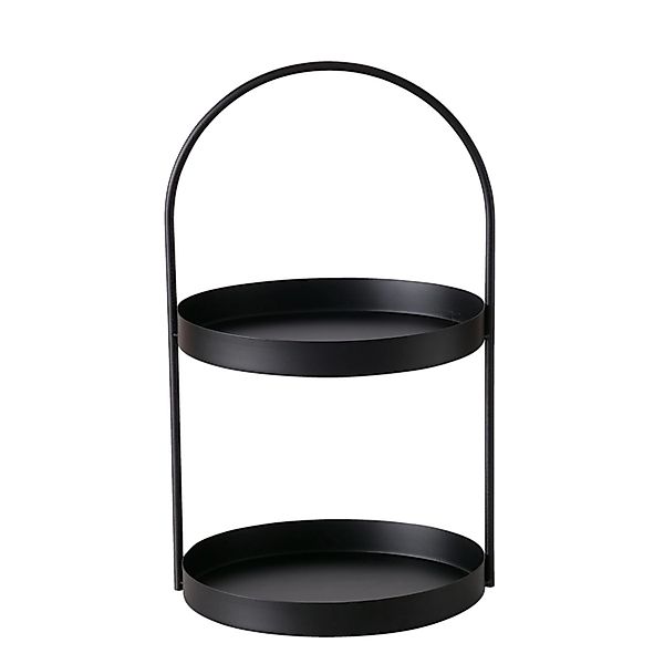 Boltze Deko-Etagere Joko 44 cm x 26 cm x 27 cm Schwarz günstig online kaufen