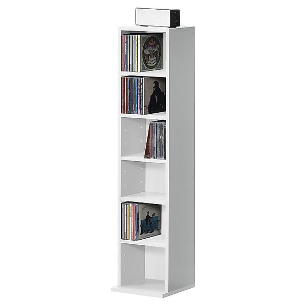 en.casa CD-Regal, »Tynset« 90x20x20 cm Standregal günstig online kaufen