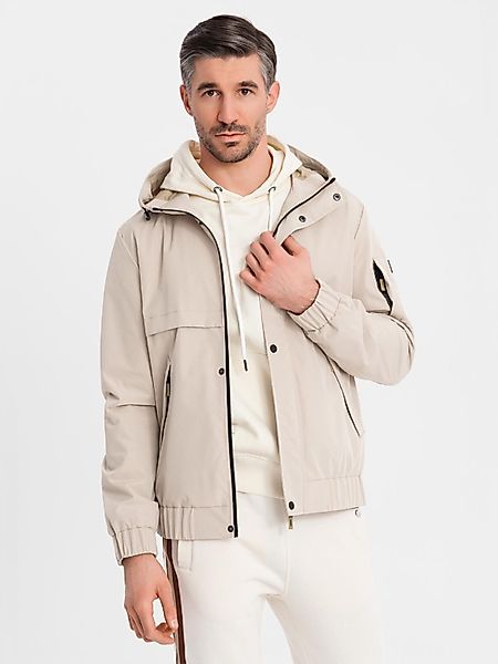 OMBRE Allwetterjacke Herren-Übergangsjacke mit Kapuze günstig online kaufen