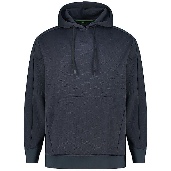 BOSS Hoodie aus Funktionsmaterial Farbe dunkelblau Größe: 4XL günstig online kaufen