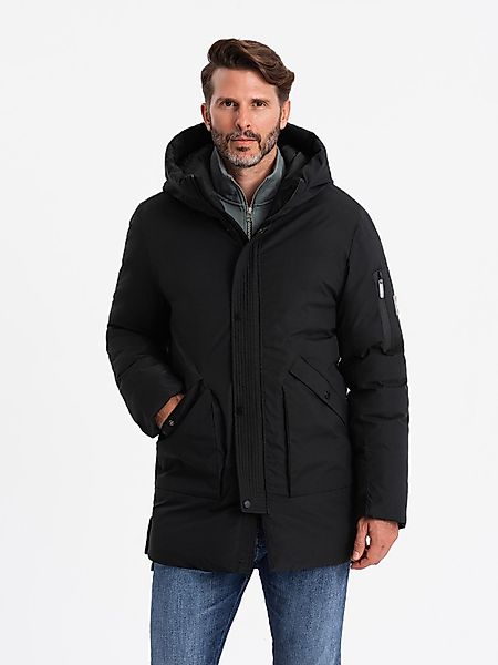 OMBRE Outdoorjacke Lange Herren-Saisonjacke im Outdoor-Stil günstig online kaufen