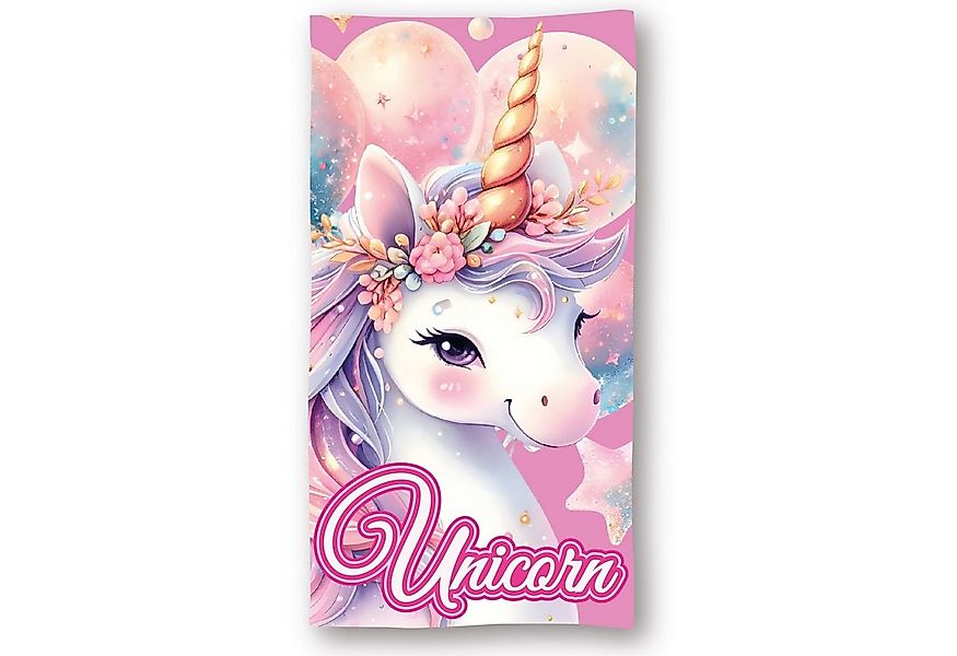 unicorn Strandtuch Strandtuch Frottee Badetuch mit Premium Druck, 70x140 cm günstig online kaufen