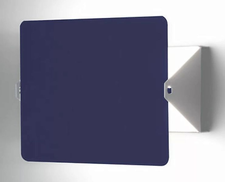 Wandleuchte mit Stromkabel  metall blau mit Drehblende, E14 / von Charlotte günstig online kaufen
