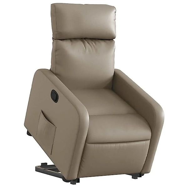vidaXL Relaxsessel mit Aufstehhilfe Cappuccino-Braun Kunstleder 3206755 günstig online kaufen
