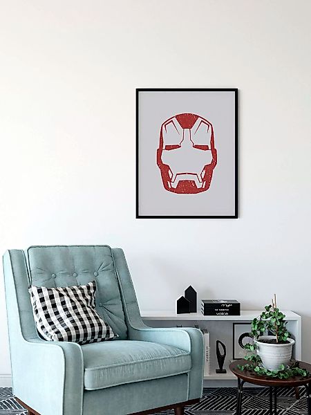 Komar Wandbild "Iron Man Helmet MK 43", (1 St.), Deutsches Premium-Poster F günstig online kaufen
