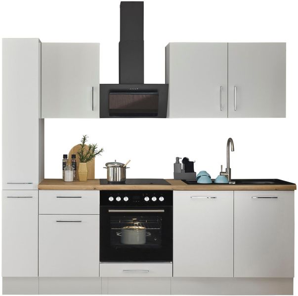 BASIC by Balculina Küchenzeile "Turin" Breite 240 cm, wahlweise mit E-Gerät günstig online kaufen