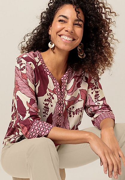 bianca Druckbluse ALENA mit modischem floralen Dessin in Trendfarben günstig online kaufen