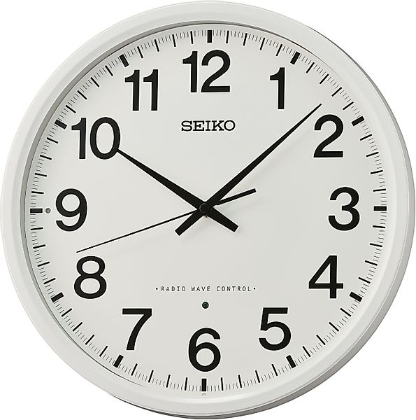 Seiko Funkwanduhr QHR027W (Quarzuhr,Wohnzimmer,Esszimmer,Küche,Arbeitszimme günstig online kaufen