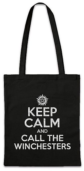 Urban Backwoods Beuteltasche Keep Calm And Call The Winchesters Stofftasche günstig online kaufen