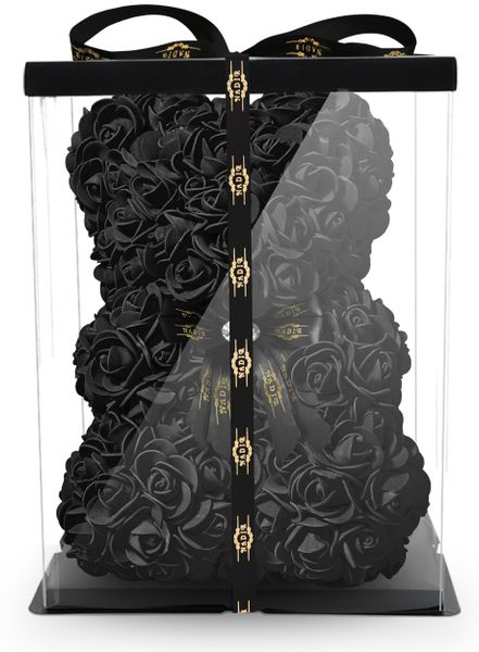 Kunstblume Rosenbär mit Geschenkbox Farben mit günstig online kaufen