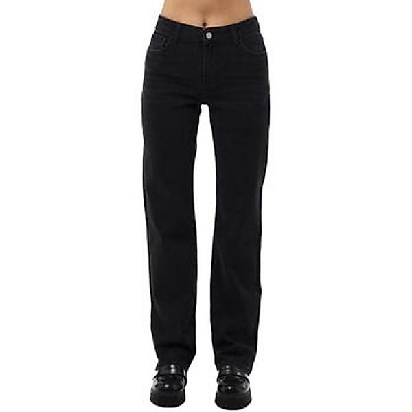 Pieces  Straight Leg Jeans 17149275-BLA günstig online kaufen